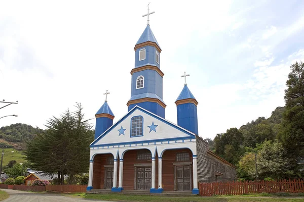 Igreja de Tenaun, Chiloe Island, Chile — Fotografia de Stock