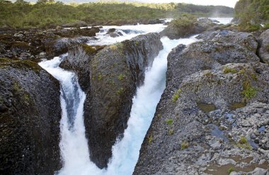Petrohue şelaleler, Şili