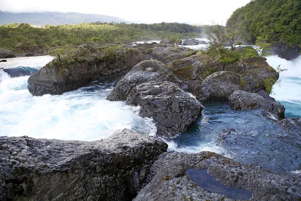 Cascate di petrolio, chile — Foto Stock