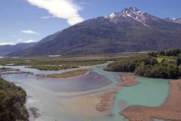Patagonie krajina, Chile — Stock fotografie