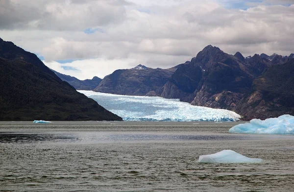 San Rafaelbreen, Patagonia, Chile – stockfoto