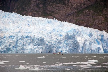 San Rafael Glacier, Patagonia, Şili