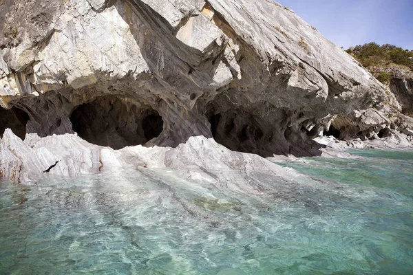 Mağaralar genel Carrera Gölü, Patagonia, Şili