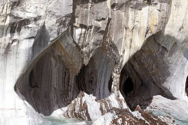 Cathédrale de marbre au Lac Général Carrera, Patagonie, Chili — Photo