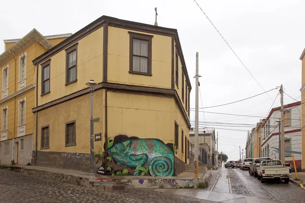 Murales en Valparaíso, Chile — Foto de Stock