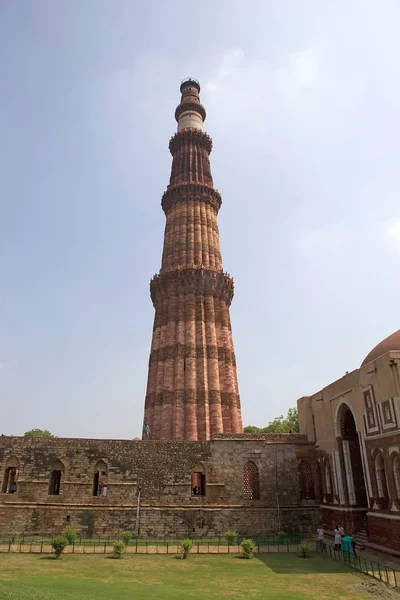 Qutab minar, delhi, indien — Stockfoto