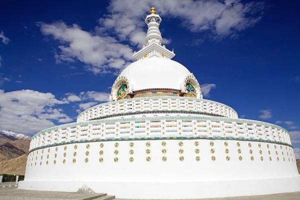 Shanti Stupa, Ladakh, Hindistan — Stok fotoğraf