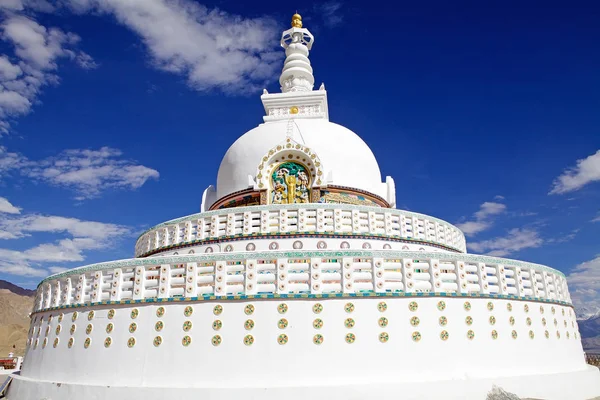 Shanti Stupa, Ladakh, Hindistan — Stok fotoğraf