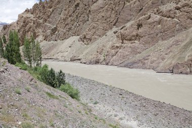 Indus Nehri, Alchi, Ladakh, Hindistan