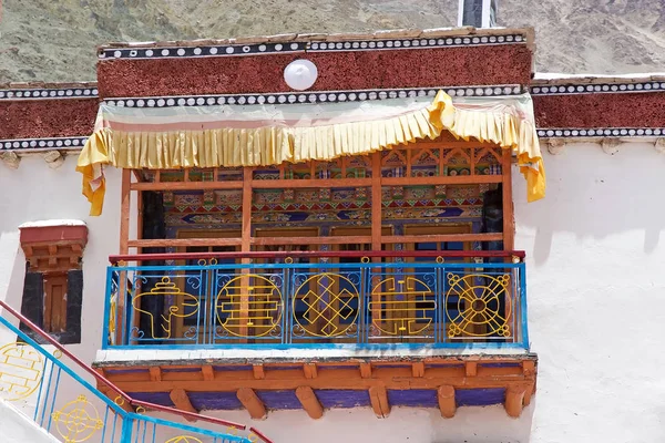 Samstanling klášter v údolí Nubra, Ladakhu, Indie — Stock fotografie