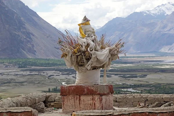 Diskit Manastırı Nubra Vadisi, Ladakh, Hindistan — Stok fotoğraf