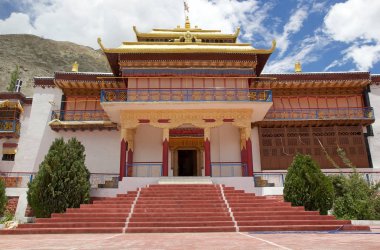 Nubra Valley, Ladakh, Hindistan Samstanling Manastırı