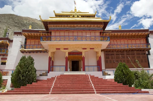 Mosteiro de Samstanling no vale de Nubra, Ladakh, Índia — Fotografia de Stock