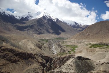 Manzara Nubra Vadisi, Ladakh, Hindistan