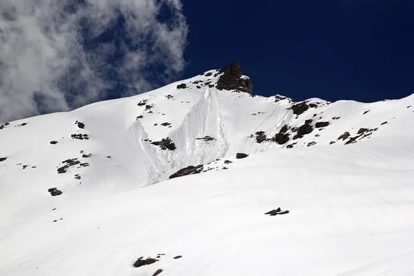 Berg op de Khardung pas, Ladakh, India — Stockfoto