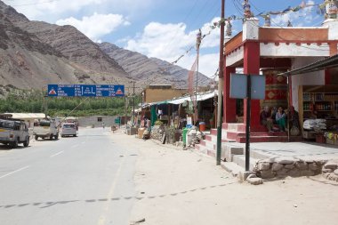 Upshi Köyü Ladakh, Hindistan