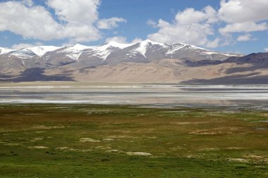 Ladakh, Hindistan 'daki Tso Kar Gölü