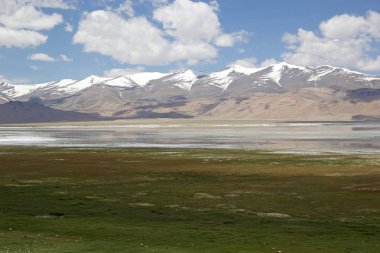 Ladakh, Hindistan 'daki Tso Kar Gölü