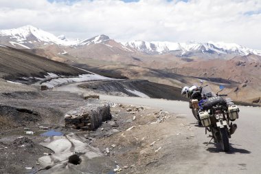 Taglang La dağ geçidi Ladakh, Hindistan