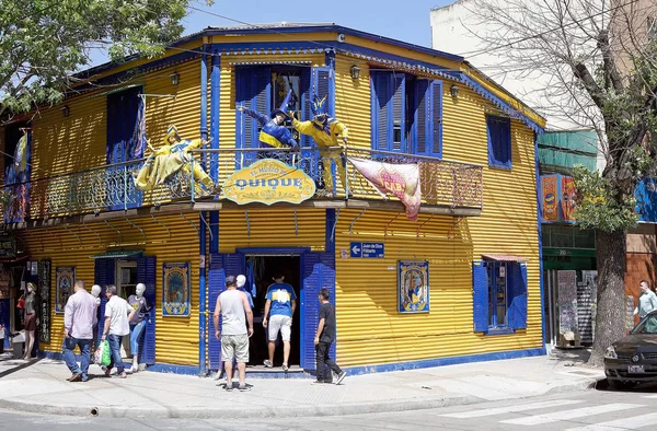 People in La Boca, Buenos Aires, Argentina — Stok fotoğraf