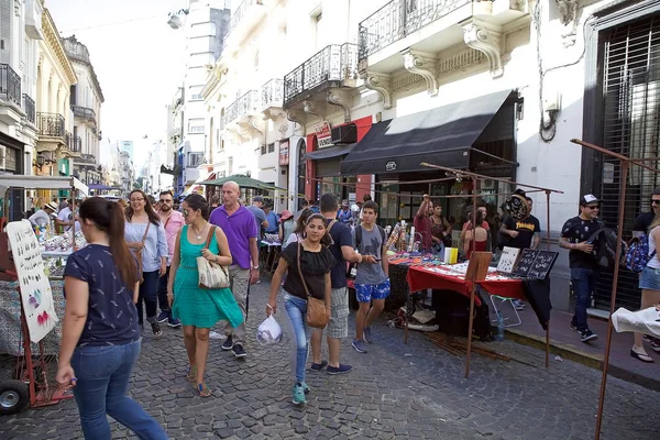 Marknaden i San Telmo, Buenos Aires, Argentina — Stockfoto