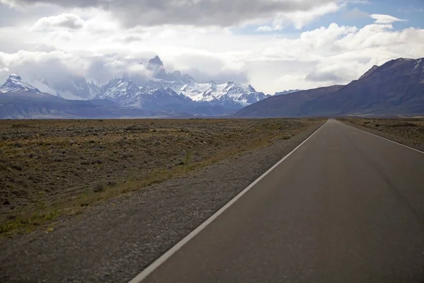 Cerro Fitz Roy berg in Patagonië, Argentinië — Stockfoto