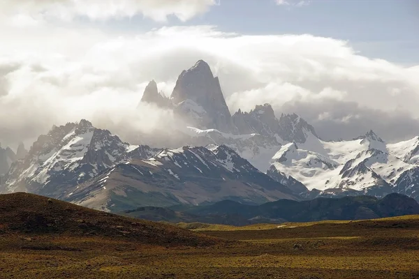 Hora Cerro Fitz Roy v Patagonia, Argentina — Stock fotografie