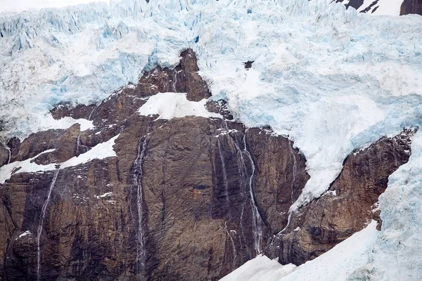 Gletsjer Piedras Blancas op het Los Glaciares National Park, Argentinië — Stockfoto