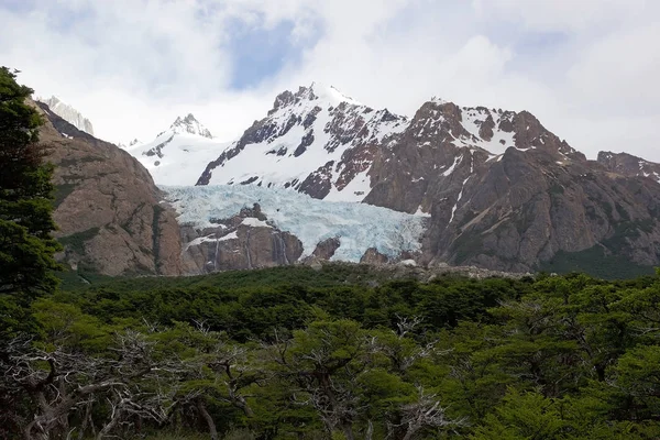 Glaciar Piedras Blancas en el Parque Nacional Los Glaciares, Argentina — Foto de Stock