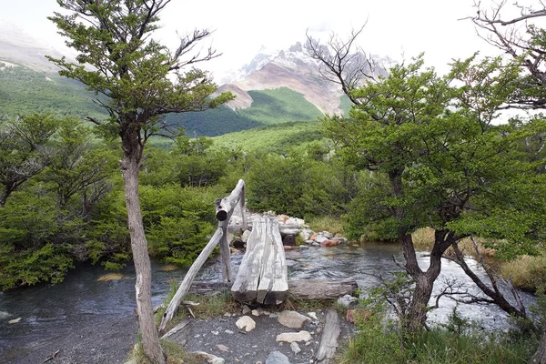 Ίχνος Σέρο Τόρε στο το Εθνικού Πάρκου Los Glaciares, Αργεντινή — Φωτογραφία Αρχείου