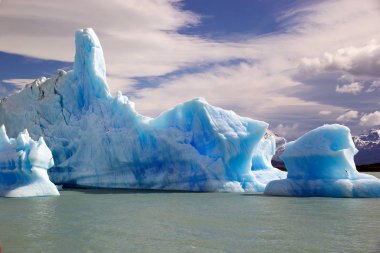 Icebergs from Upsala Glacier in the Argentino Lake, Argentina clipart