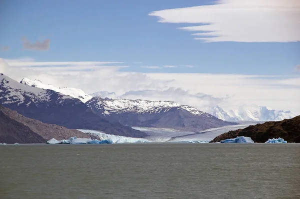 Glaciar Upsala en el Lago Argentino, Argentina — Foto de Stock