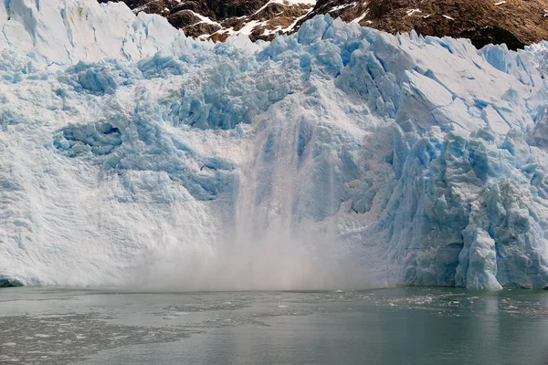 Spegazzini-Gletscher-Blick vom Argentino-See, Argentinien — Stockfoto