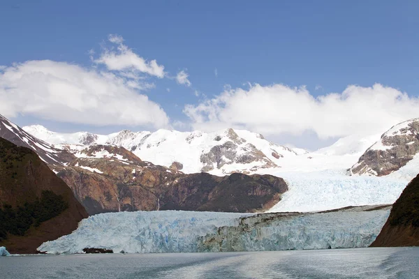 Spegazzini-Gletscher-Blick vom Argentino-See, Argentinien — Stockfoto