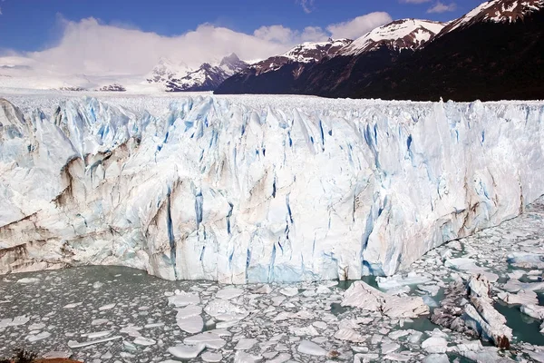 Glaciar Perito Moreno en el Parque Nacional Los Glaciares, Patagonia, Argentina — Foto de Stock