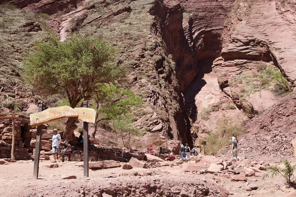 Garganta del Diablo i Quebrada de las Conchas i Calchaqui Valley, Argentina — Stockfoto