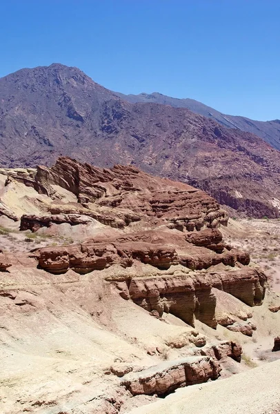 Quebrada de las Conchas i Calchaqui Valley, Argentina — Stockfoto