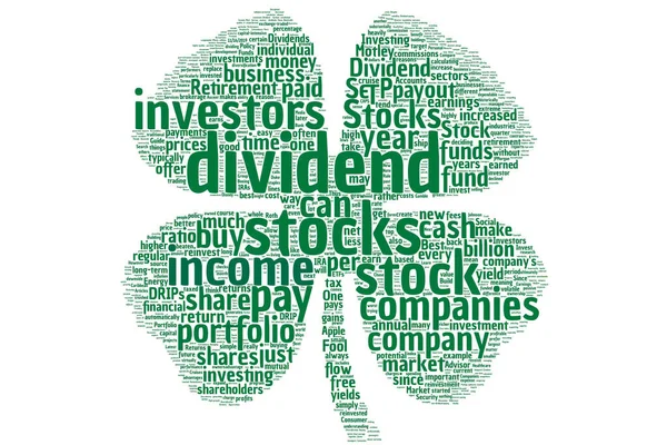 Befektető szófelhő — Stock Fotó
