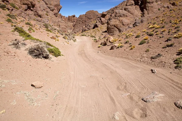 Kanion w Puna de Atacama, Argentyna — Zdjęcie stockowe