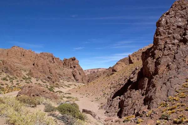 Kanion w Puna de Atacama, Argentyna — Zdjęcie stockowe