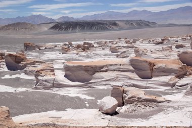 The pumice stone field at the Puna de Atacama, Argentina clipart