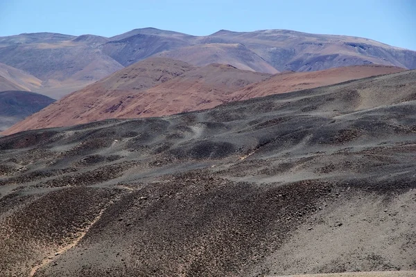 Πεδίο Lava Στο Salar Antofalla Στο Puna Atacama Της Αργεντινής — Φωτογραφία Αρχείου