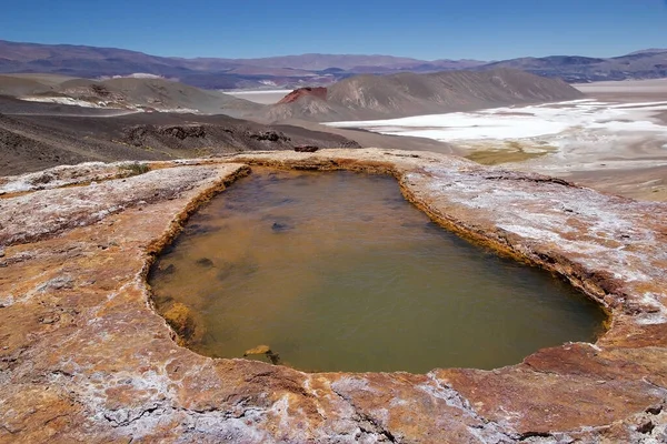 Geyser Botijuela Zone Volcanique Antofalla Puna Atacama Argentine Antofalla Trouve — Photo