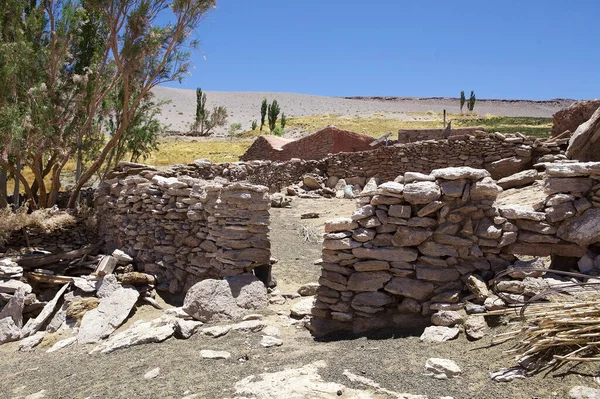 Casa Cerca Del Géiser Botijuela Zona Volcánica Antofalla Puna Atacama — Foto de Stock