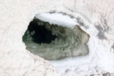 Salar de Pocitos, Puna de Atacama, Arjantin 'de. 60 km uzunluğunda ve 6 km genişliğindedir ve kasabaya da aynı isimle yakındır.