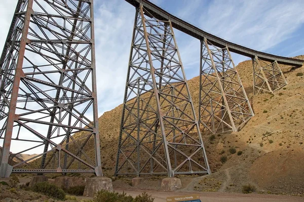 Viadukt Polvorilla Der Provinz Salta Der Puna Atacama Argentinien Das — Stockfoto