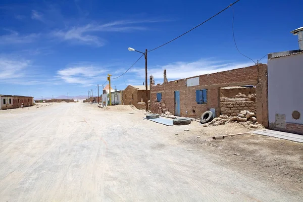 Población Pocitos Cerca Salar Pocitos Puna Atacama Argentina Salar Tiene —  Fotos de Stock