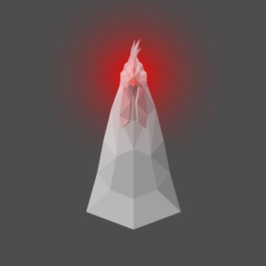 Cy-ber horoz kırmızı lazer görme.