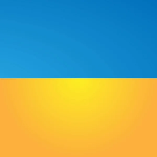 Kwadratowa Flaga Ukrainy. — Wektor stockowy