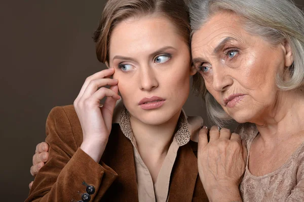 Senior and young women — Stock Photo, Image